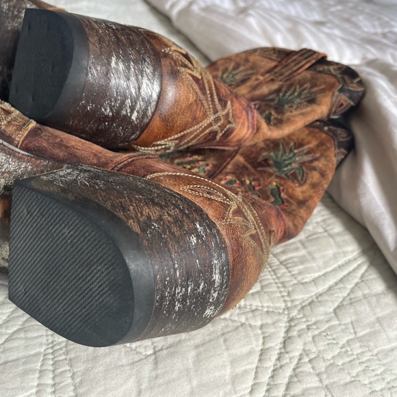 OLD GRINGO-BOOTSTAR Women’s boots 8 B Cactus Flower-Snip Toe Handmade in Mexico - Picture 12 of 13